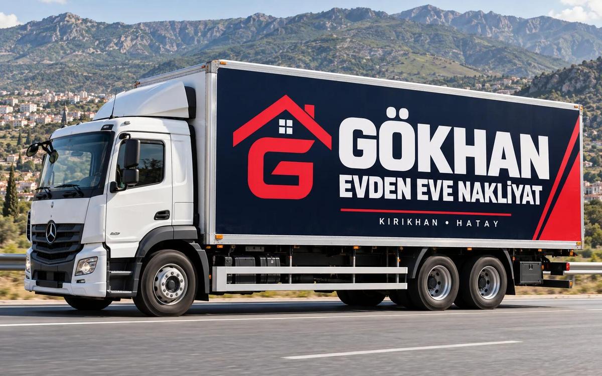 Gökhan Evden Eve Nakliyat markalı nakliye kamyonu